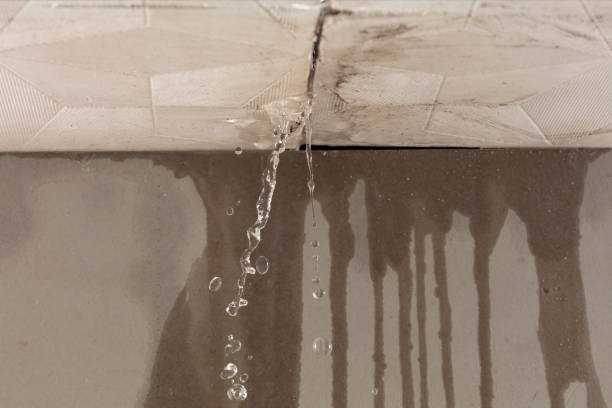 Professional Flood Damage Cleanup technician working in Aubrey, TX